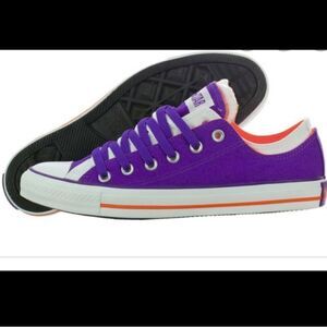 Converse All Star Double Upper Purple & Orange Sneakers